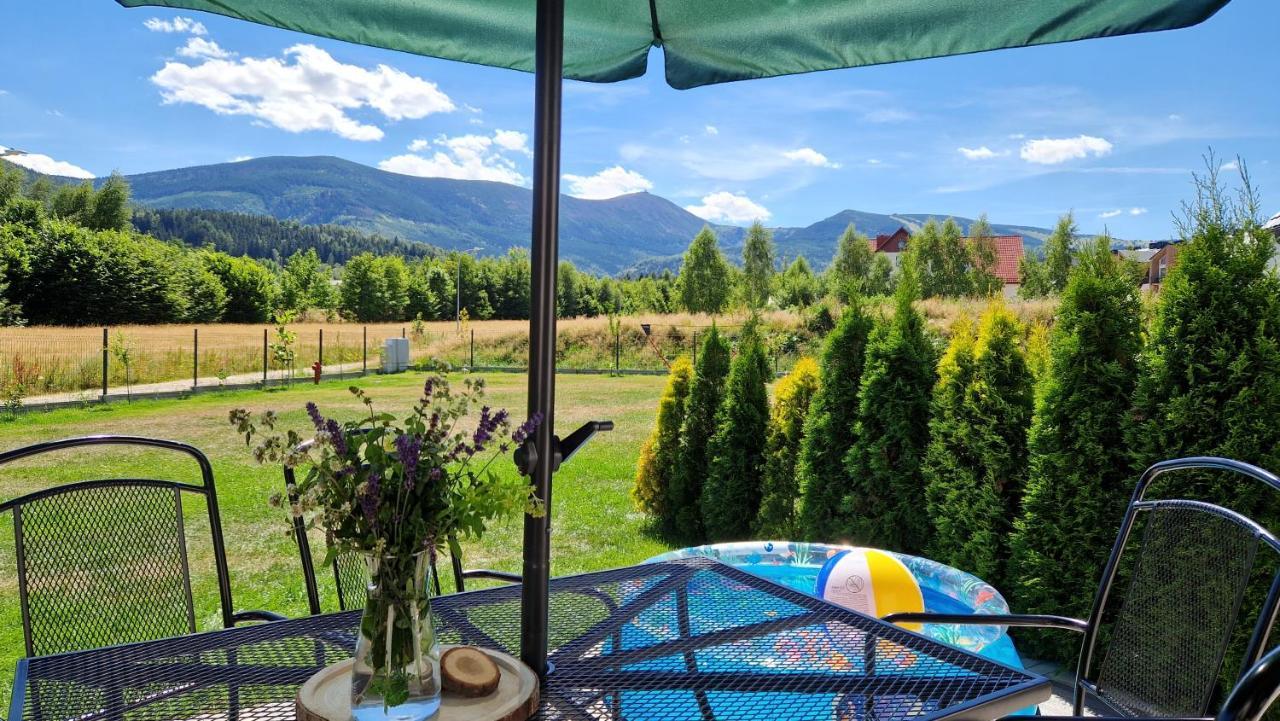 Widokowo - Domki Z Widokiem Na Sniezke Z Jacuzzi I Sauna Karpacz Kültér fotó