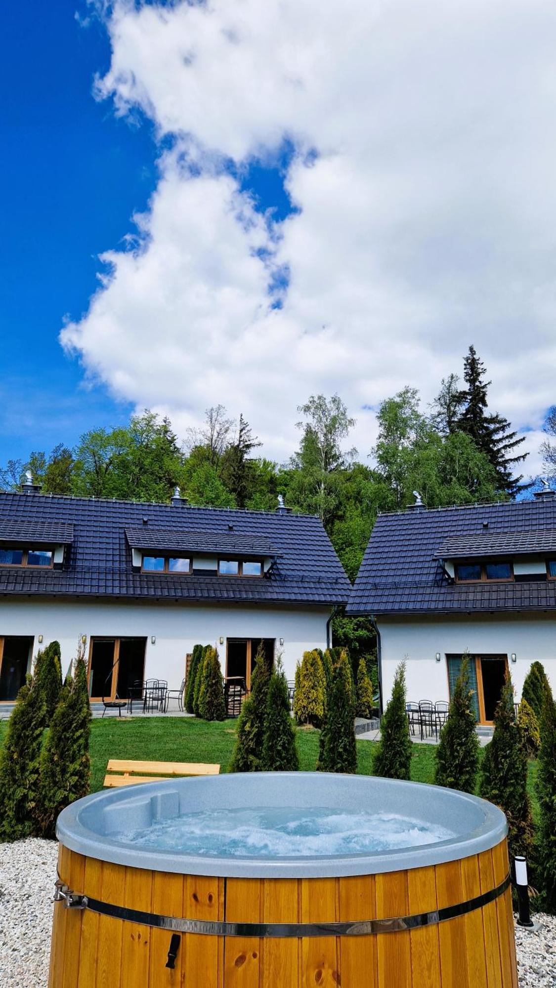 Widokowo - Domki Z Widokiem Na Sniezke Z Jacuzzi I Sauna Karpacz Kültér fotó
