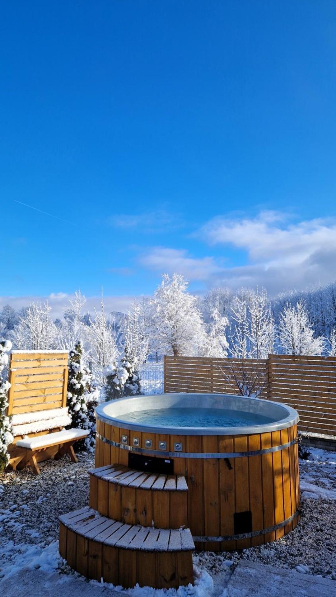 Widokowo - Domki Z Widokiem Na Sniezke Z Jacuzzi I Sauna Karpacz Kültér fotó