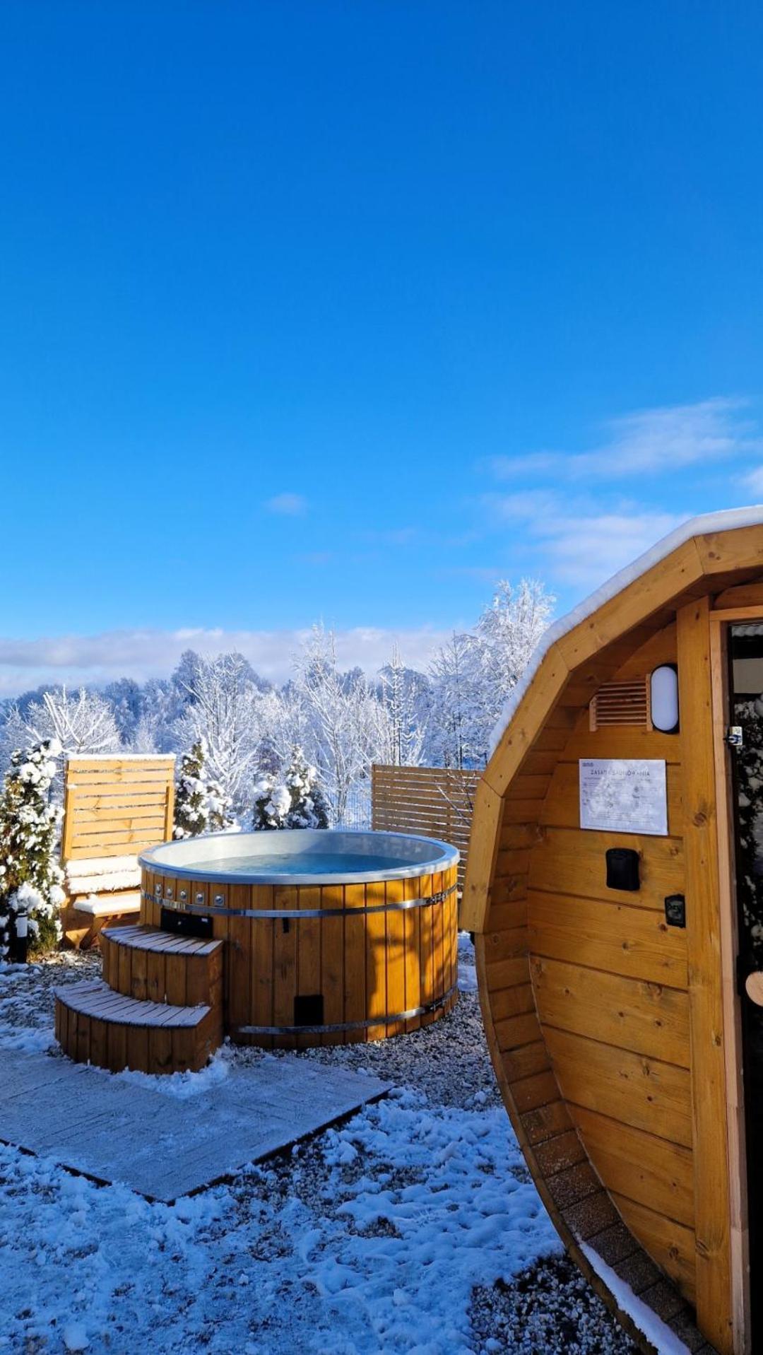 Widokowo - Domki Z Widokiem Na Sniezke Z Jacuzzi I Sauna Karpacz Kültér fotó