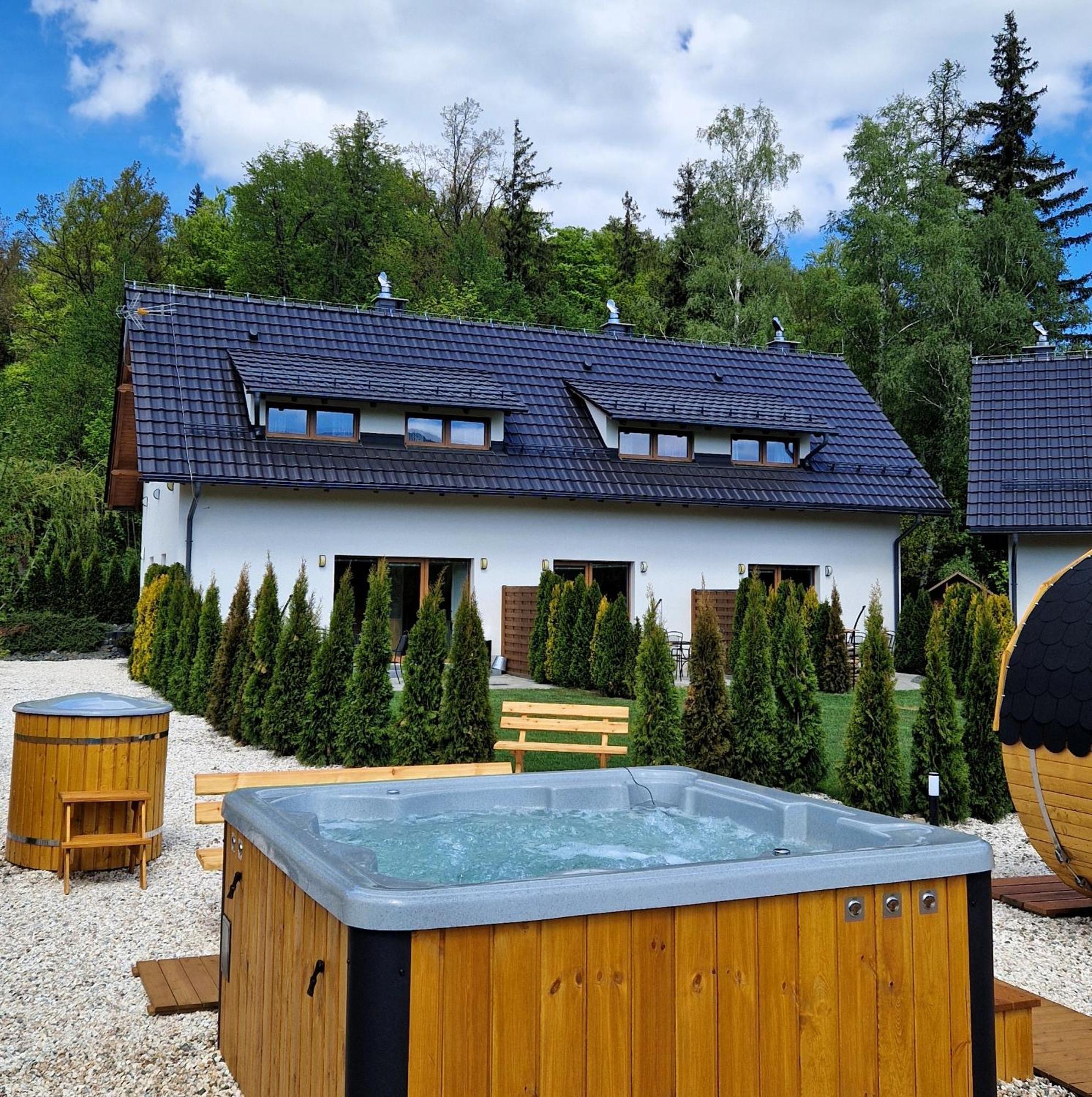 Widokowo - Domki Z Widokiem Na Sniezke Z Jacuzzi I Sauna Karpacz Kültér fotó