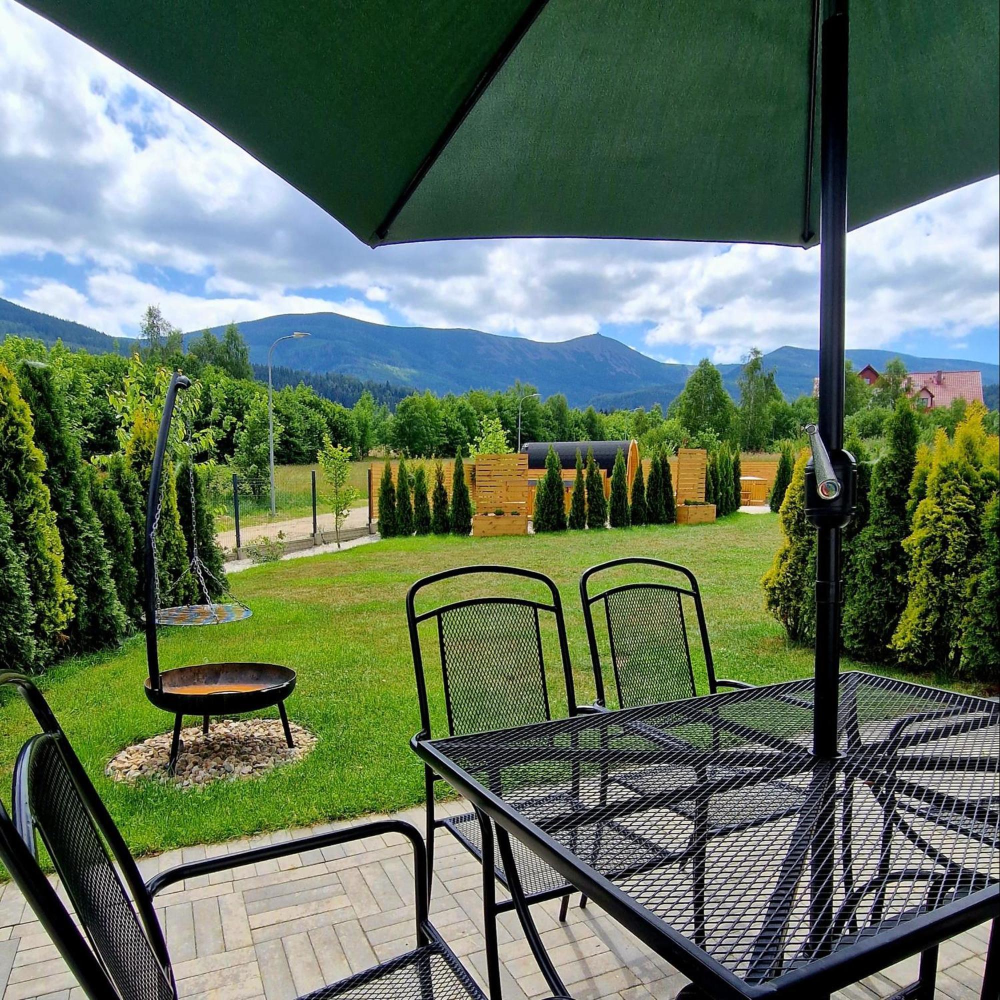 Widokowo - Domki Z Widokiem Na Sniezke Z Jacuzzi I Sauna Karpacz Kültér fotó